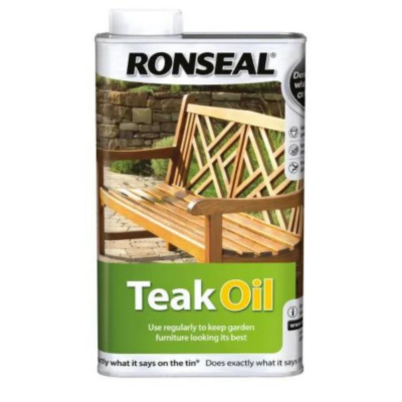 Ronseal Garden Furniture Teak Oil Can - Image 2