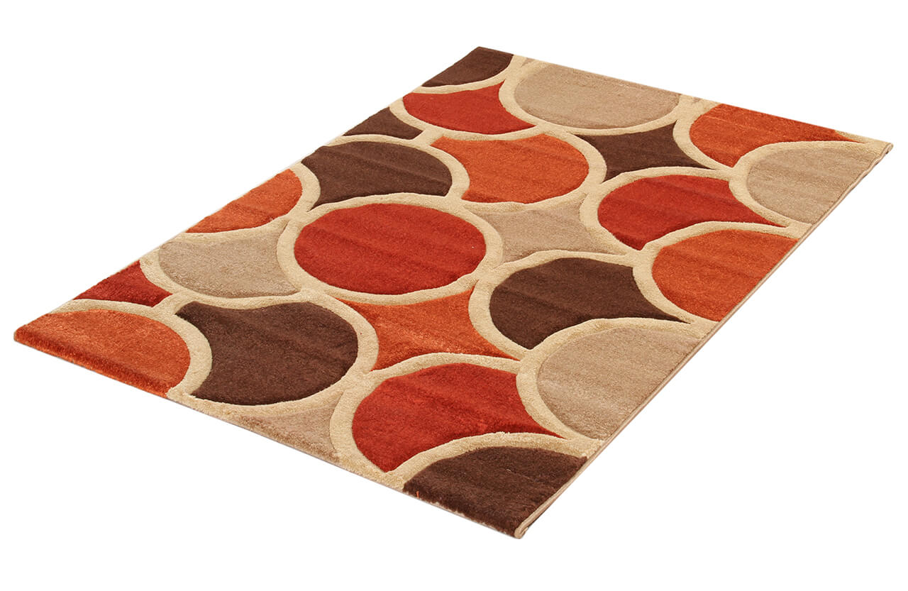 Tappeto Sixties Orange Geometrico Anni '60 - Image 3