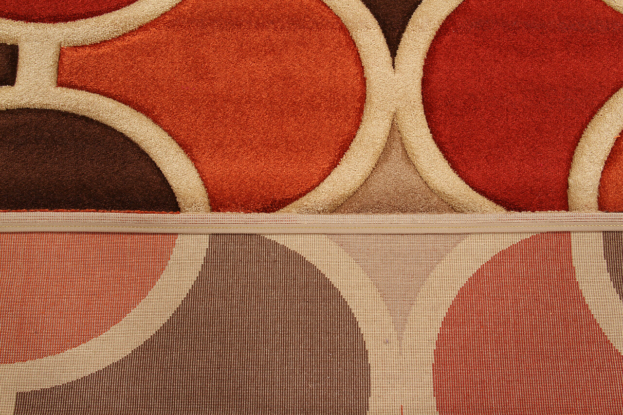 Tappeto Sixties Orange Geometrico Anni '60 - Image 4