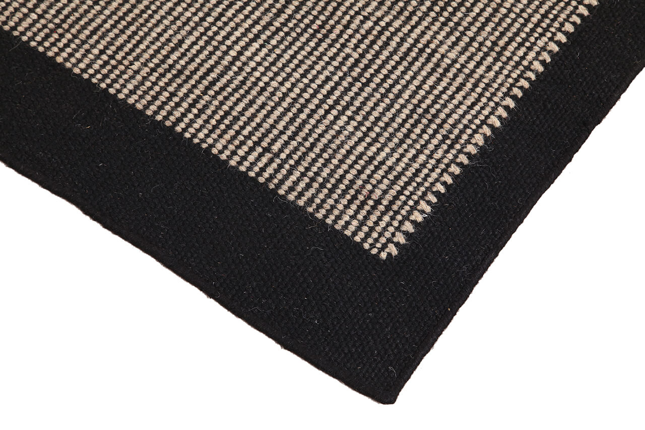 Tappeto in Lana - JENSEN SAND - Nero Grigio Design nordico - Image 2