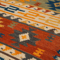 Alternative view of Tappeto Kilim in Lana - Fatto a Mano - KILIM SIVAS - Stile Etnico Tradizionale - Materiali Sostenibili