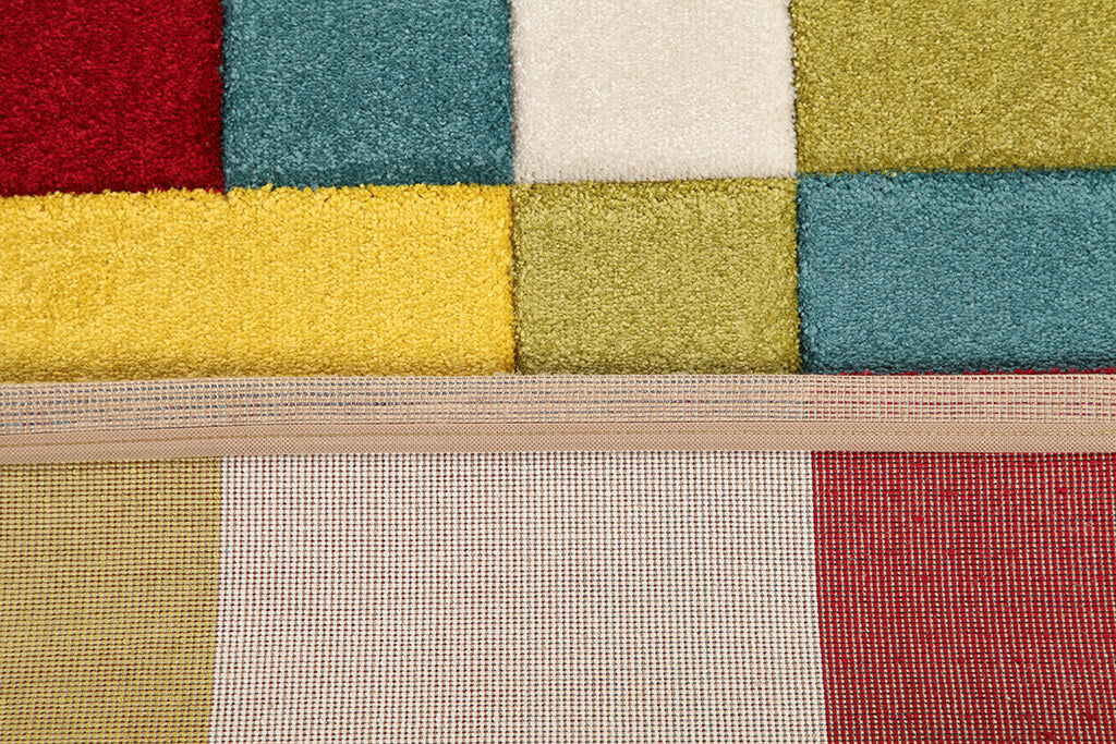 Tappeto Moderno Allegra - Multicolore - Morbido e Antiscivolo | Ideale per Soggiorno, Camera da letto e Cameretta - Image 7