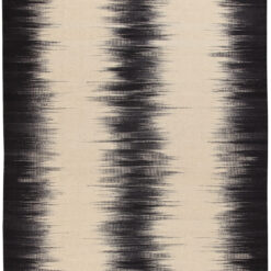 Tappeto KILIM IKAT BLACK IVORY