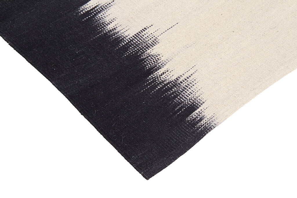 Tappeto KILIM IKAT BLACK IVORY - Image 2