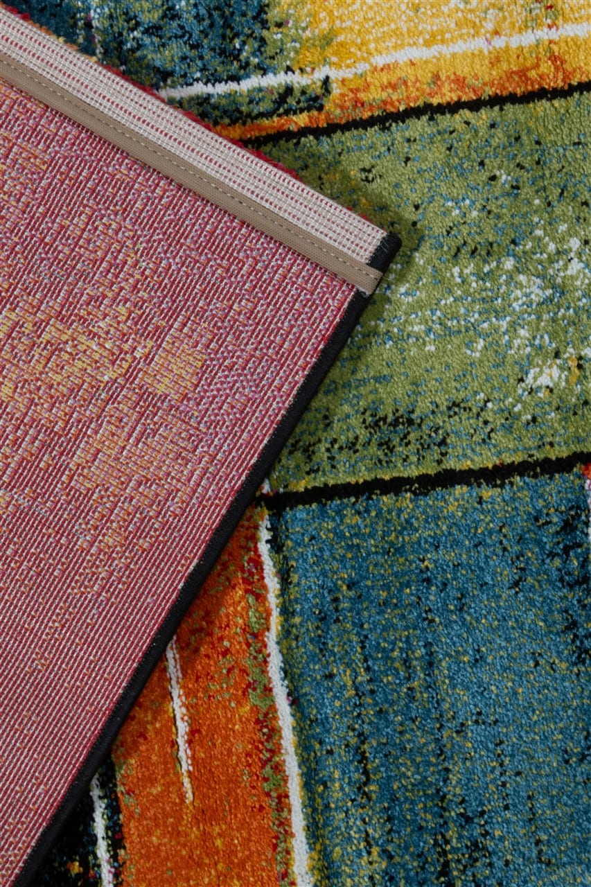 Tappeto Moderno Gallery F - Multicolore Geometrico - Antiscivolo | Ideale per Soggiorno, Camera da letto e Cameretta - Image 6