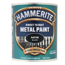 Alternative view of Hammerite Direct to Rust Satin Finish Metal Paint - All Colours - All Sizes