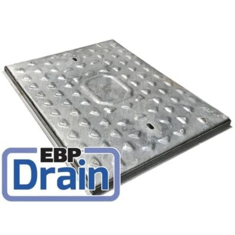 EBP Single Seal Solid Top Galvanised Manhole Cover - All Sizes - Image 2