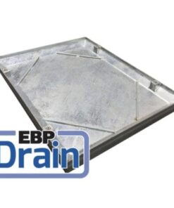 Alternative view of EBP Double Seal / 4 Screws Recessed Tray Galvanised Manhole Cover - All Sizes
