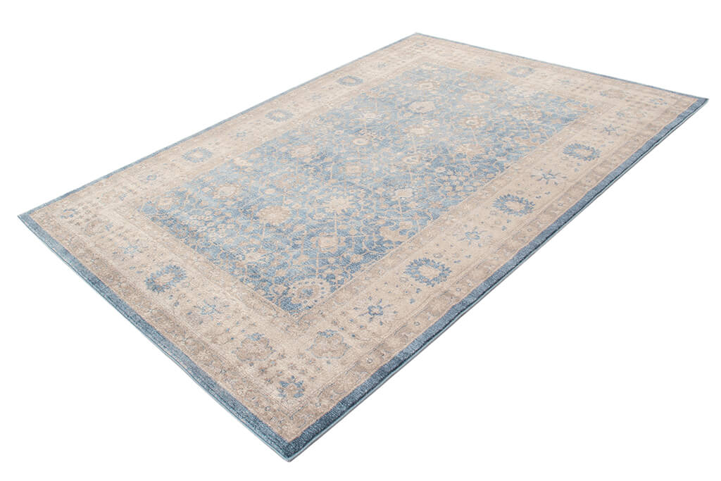 Tappeto Stile Orientale Vintage - Parma - Grigio Blu chiaro | Ideale per Soggiorno e Sala da Pranzo - Image 2