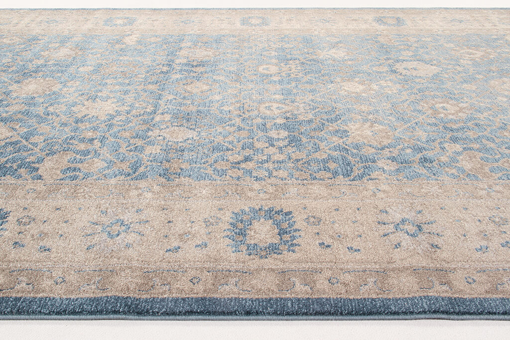 Tappeto Stile Orientale Vintage - Parma - Grigio Blu chiaro | Ideale per Soggiorno e Sala da Pranzo - Image 3