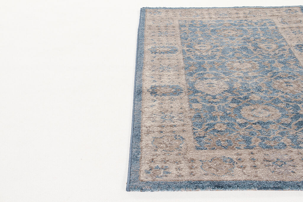 Tappeto Stile Orientale Vintage - Parma - Grigio Blu chiaro | Ideale per Soggiorno e Sala da Pranzo - Image 6
