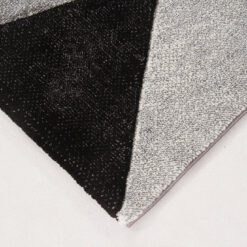 Alternative view of Tappeto Moderno Ray Geometrico - Grigio Dark - Antiscivolo | Ideale per Soggiorno, Camera da Letto, Sala da Pranzo
