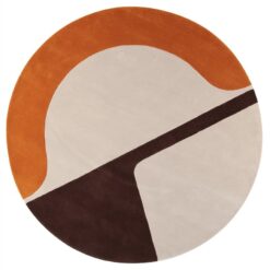 Amini Carpets - Tappeto JC-7 ISOLA ORANGE - Rotondo 200Ø cm