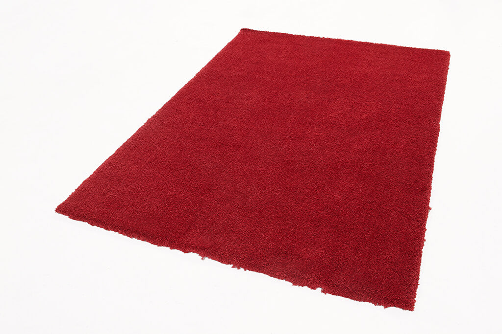 Tappeto Shaggy Desio - Rosso - Morbido e Resistente - Tinta Unita | Ideale per Soggiorno e Camera da Letto - Image 3