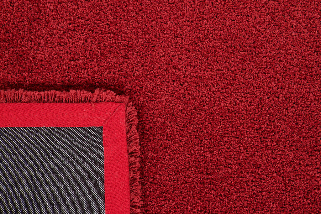 Tappeto Shaggy Desio - Rosso - Morbido e Resistente - Tinta Unita | Ideale per Soggiorno e Camera da Letto - Image 4