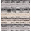 Tappeto in Cotone Grigio Senegal - Lavabile in Lavatrice - Fatto a mano