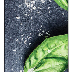 Tappeto Cucina Vinile Vista Basilius – Erbe Aromatiche – Made in Italy - Disegno Basilico
