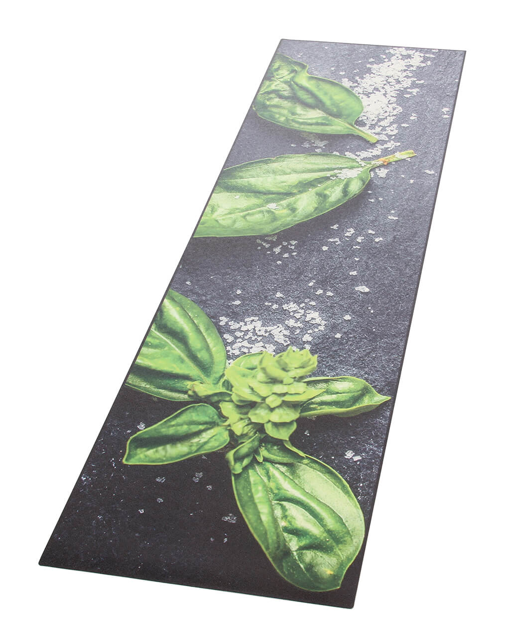 Tappeto Cucina Vinile Vista Basilius – Erbe Aromatiche – Made in Italy - Disegno Basilico - Image 2