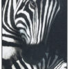 Tappeto Decorativo Vinile Vista BW04 Zebra – Bianco e Nero – Made in Italy