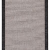 Tappeto Interno Esterno Veranda E Grey – Effetto Juta – Grigio e Nero