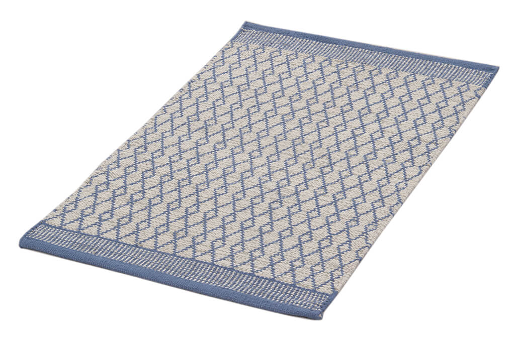 Tappeto in Cotone Blu - Lavabile in Lavatrice | Ideale per la Cucina e il Bagno - Image 2