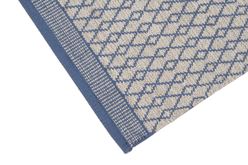 Tappeto in Cotone Blu - Lavabile in Lavatrice | Ideale per la Cucina e il Bagno - Image 3