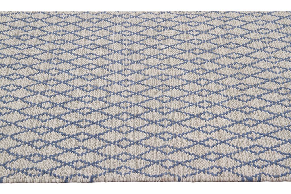 Tappeto in Cotone Blu - Lavabile in Lavatrice | Ideale per la Cucina e il Bagno - Image 4