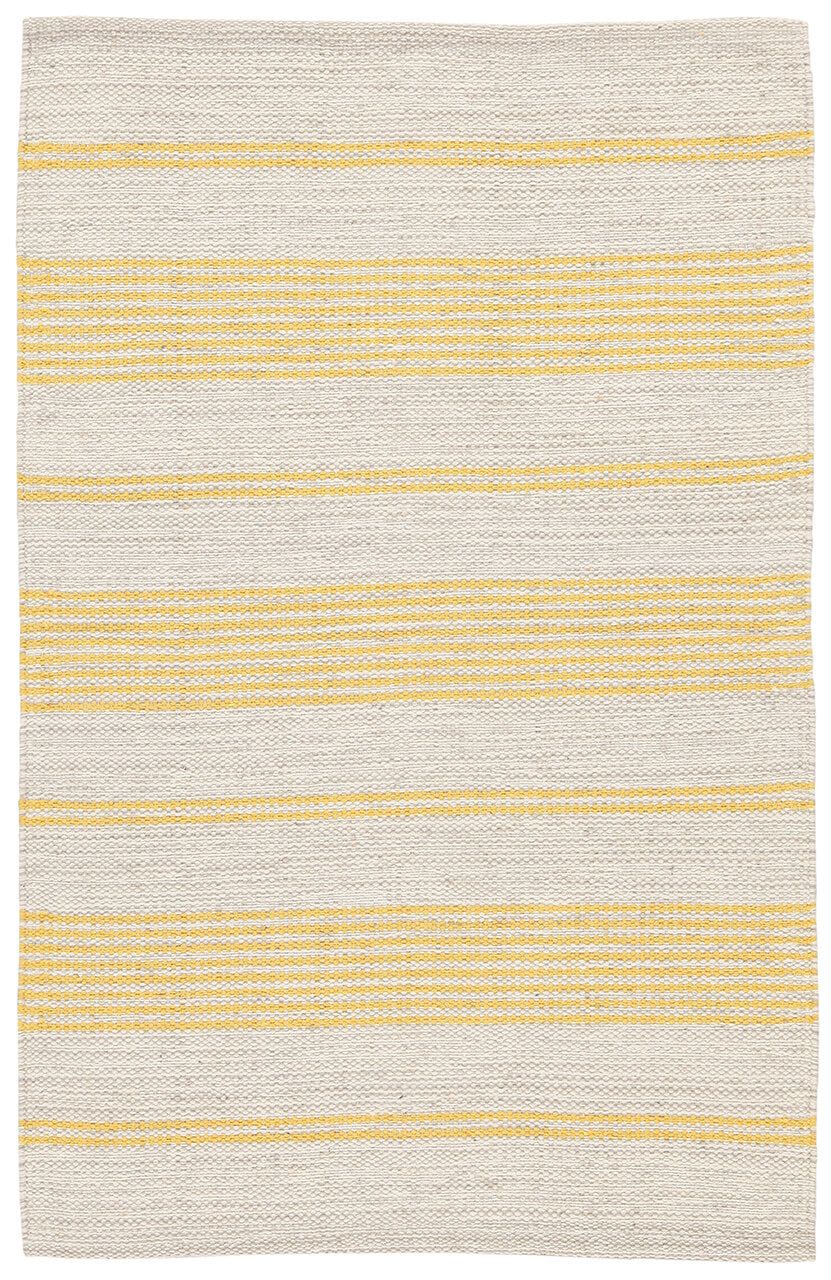 Tappeto in Cotone Giallo - Lavabile in Lavatrice | Ideale per la Cucina e il Bagno