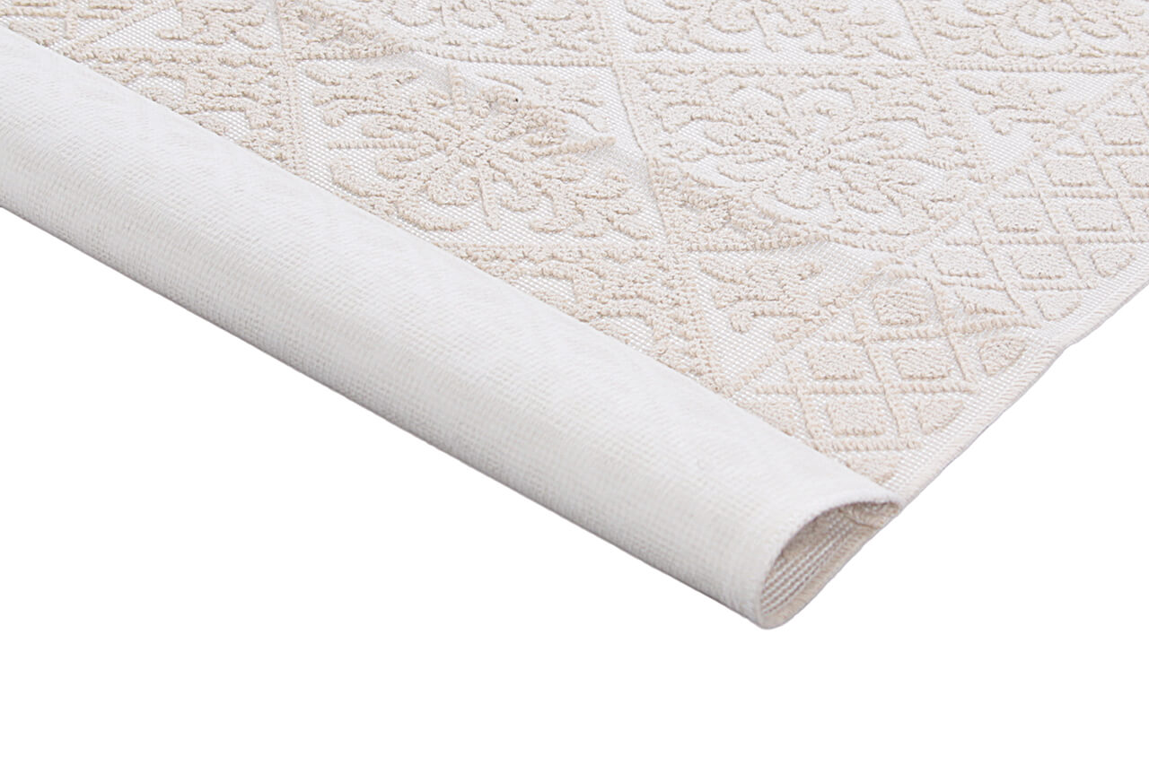 Tappeto per il Bagno in Cotone Bianco Olbia - Tappetino multiuso - Image 4