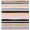 Tappeto in Cotone Lavabile in Lavatrice - Tessuto a mano - Casablanca Stripes Grigio | Ideale per Cucina e Bagno