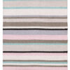 Tappeto in Cotone Lavabile in Lavatrice - Tessuto a mano - Casablanca Stripes Rosa | Ideale per Cucina e Bagno