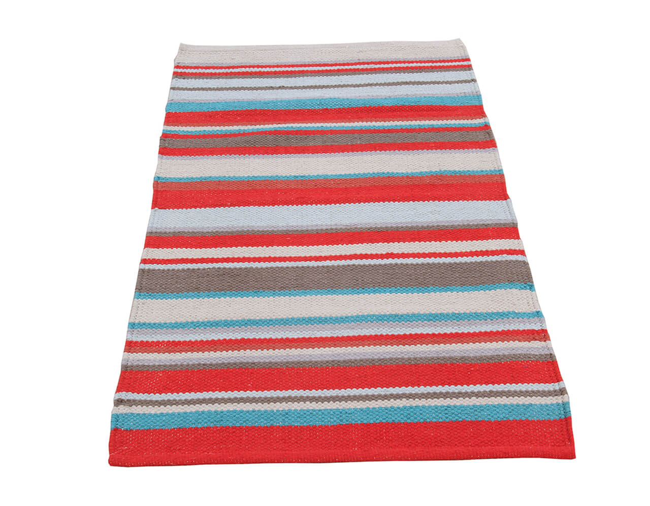 Tappeto in Cotone Lavabile in Lavatrice - Tessuto a mano - Casablanca Stripes Multicolore | Ideale per Cucina e Bagno - Image 6