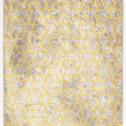 Tappeto moderno Soho 1 Ecru Yellow - geometrico giallo fluo