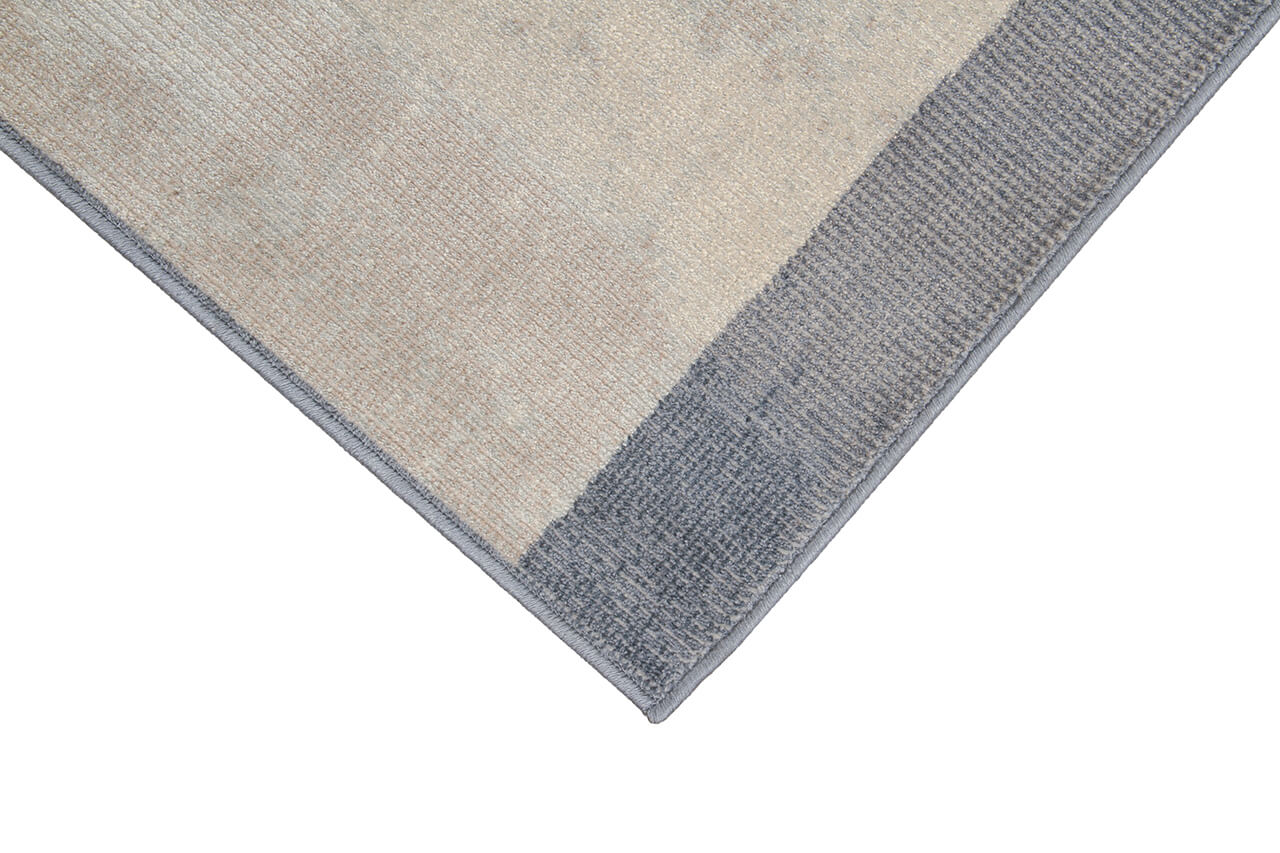 Tappeto Moderno Premium Stile Geometrico Alan 1 Grigio e Blu - Image 3