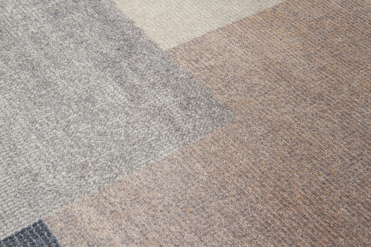 Tappeto Moderno Premium Stile Geometrico Alan 1 Grigio e Blu - Image 6