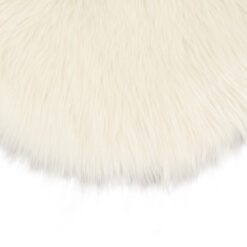 Alternative view of Eco Lambskin Bianco in Finta Pelliccia – Plaid, Tappeto o Coprisedia – Morbido, Elegante