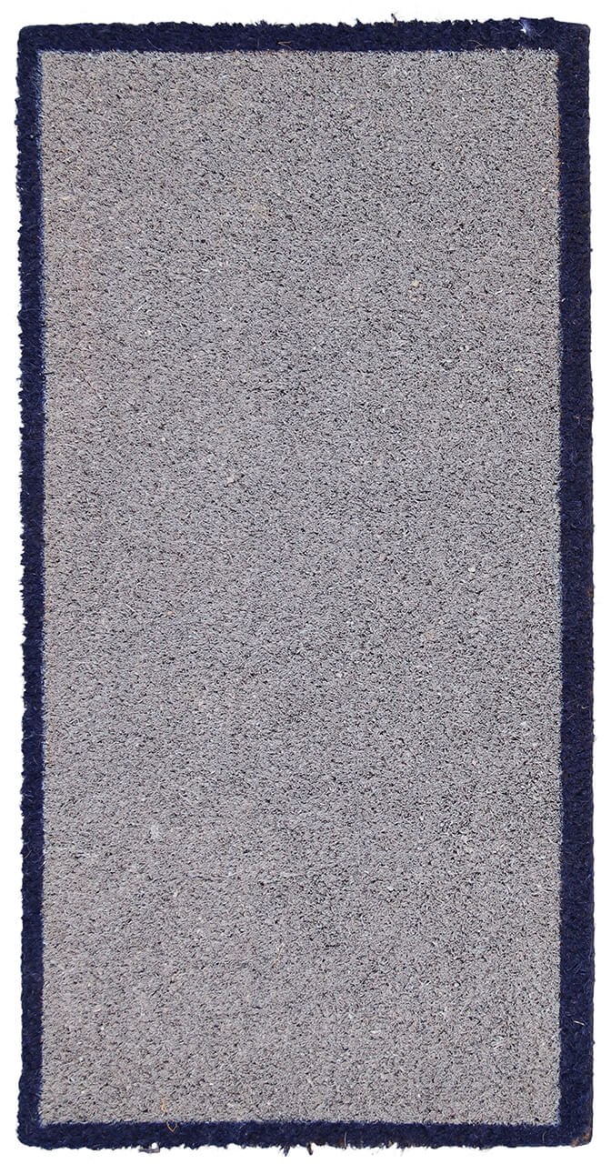 Zerbino Moderno Grigio in Fibra di Cocco Naturale 75x40cm - Resistente e Sostenibile