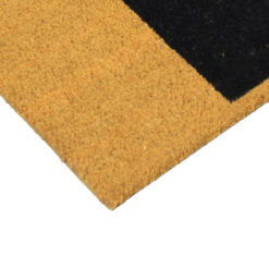 Alternative view of Zerbino Giallo-Nero in Fibra di Cocco Naturale 75x40cm - Resistente e Sostenibile