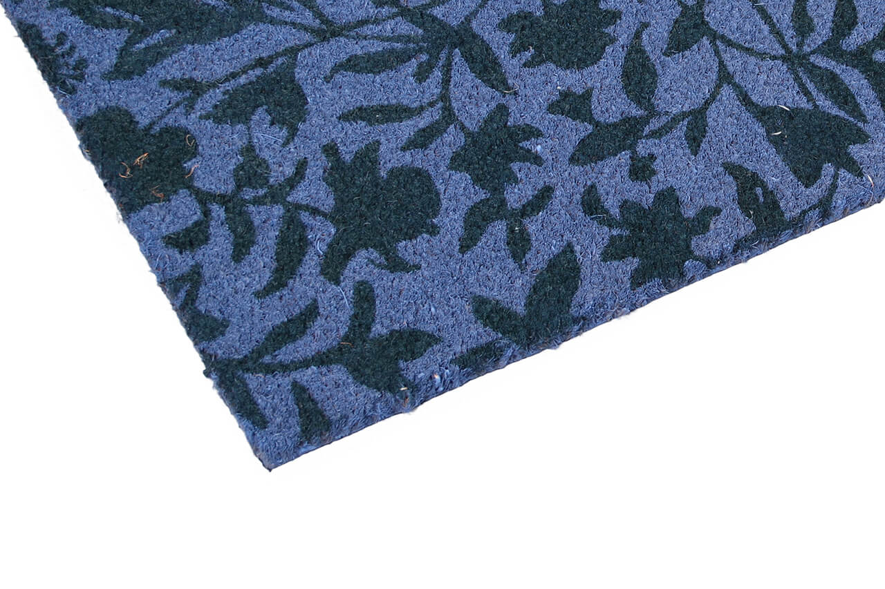 Zerbino Moderno Blu in Fibra di Cocco Naturale 75x40cm - Resistente e Sostenibile - Image 2