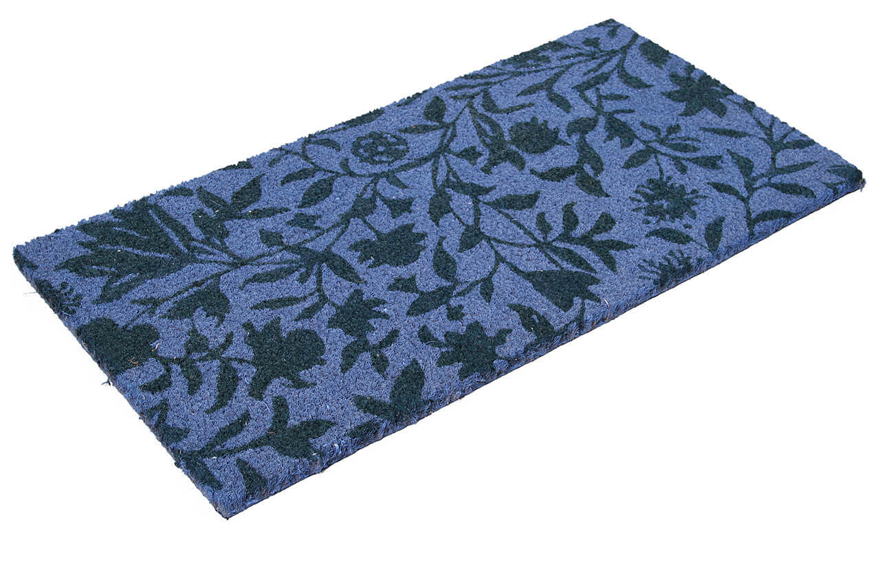 Zerbino Moderno Blu in Fibra di Cocco Naturale 75x40cm - Resistente e Sostenibile - Image 3