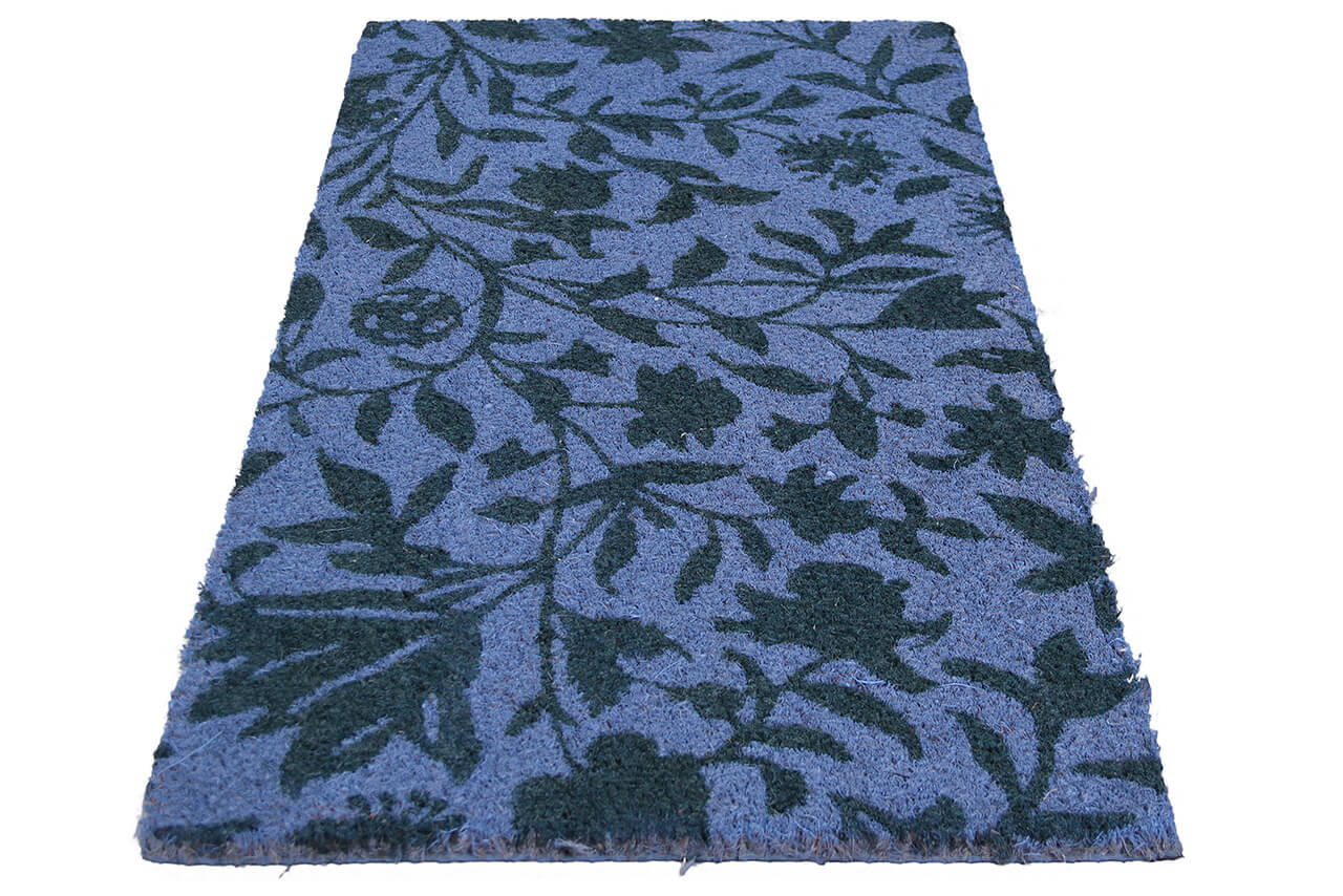 Zerbino Moderno Blu in Fibra di Cocco Naturale 75x40cm - Resistente e Sostenibile - Image 4