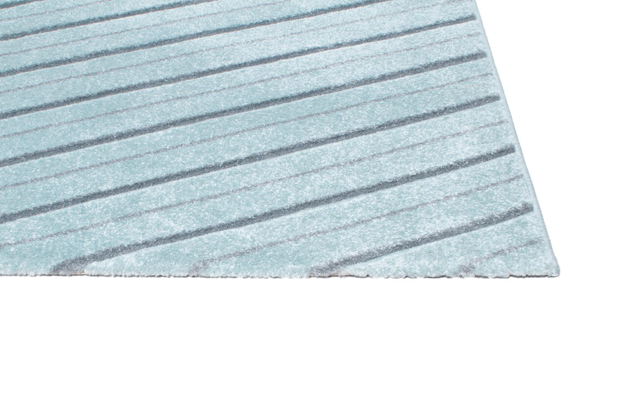 Tappeto Moderno Handcarved Blu - Antiscivolo | Ideale per Soggiorno, Camera da letto, Sala da Pranzo - Image 4