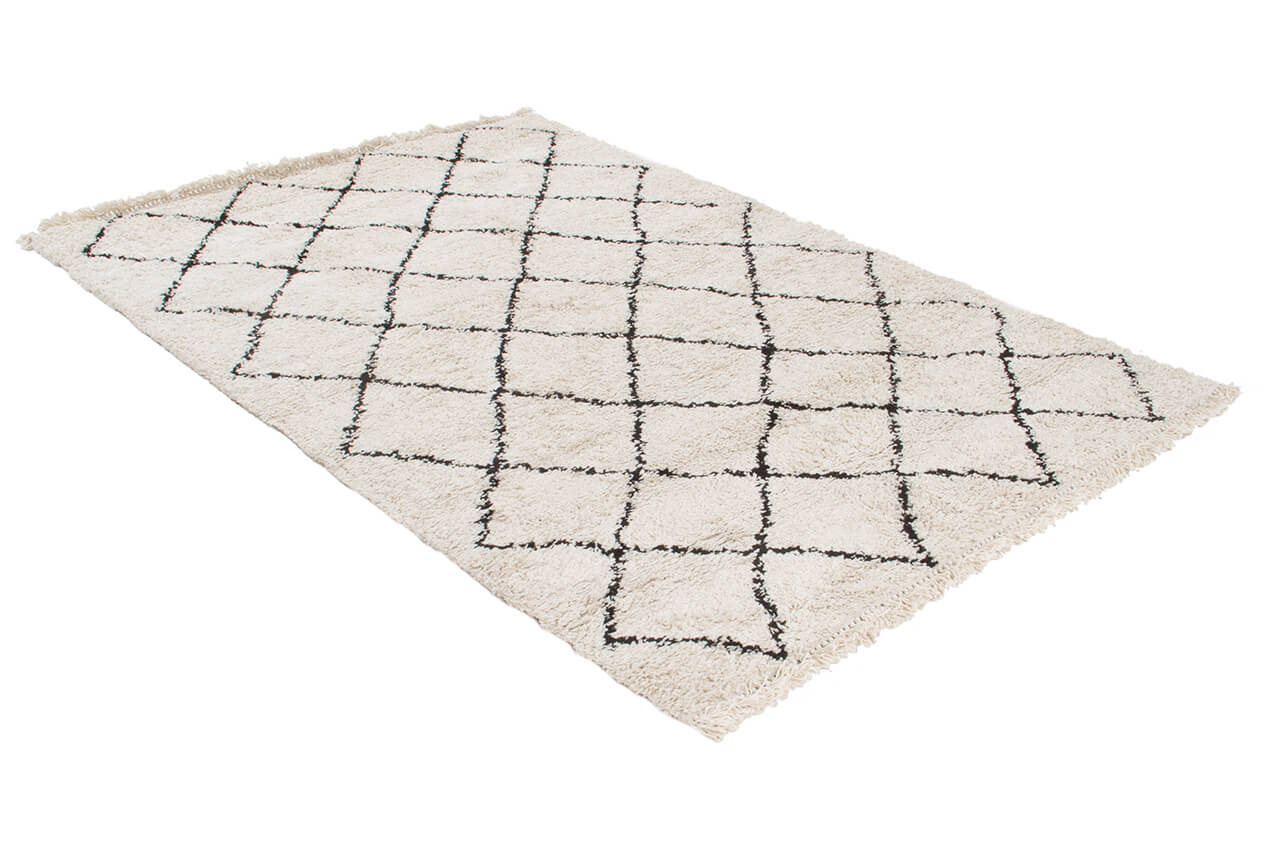 Tappeto shaggy Tribe A - stile berbero moderno in morbido polipropilene - Image 3