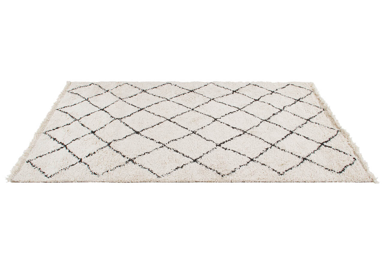 Tappeto shaggy Tribe A - stile berbero moderno in morbido polipropilene - Image 4