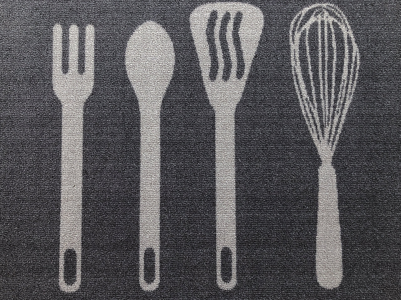 Tappeto CUCINA Classic B - Antiscivolo - Design Moderno Posate - Image 3