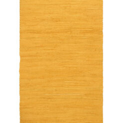 Tappeto Abano Giallo/Oro in Cotone - Lavabile in Lavatrice - Ideale per Bagno o Cucina