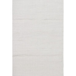 Tappeto Abano Bianco in Cotone - Lavabile in Lavatrice - Ideale per Bagno o Cucina