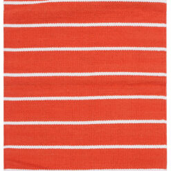 Tappeto in Cotone Arancione Lavabile in Lavatrice - RIVIERA Orange - Ideale per Bagno e Cucina