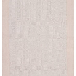 Tappeto Cotone Unito Border Peach Dust - Lavabile, Tinta Neutra da Cucina