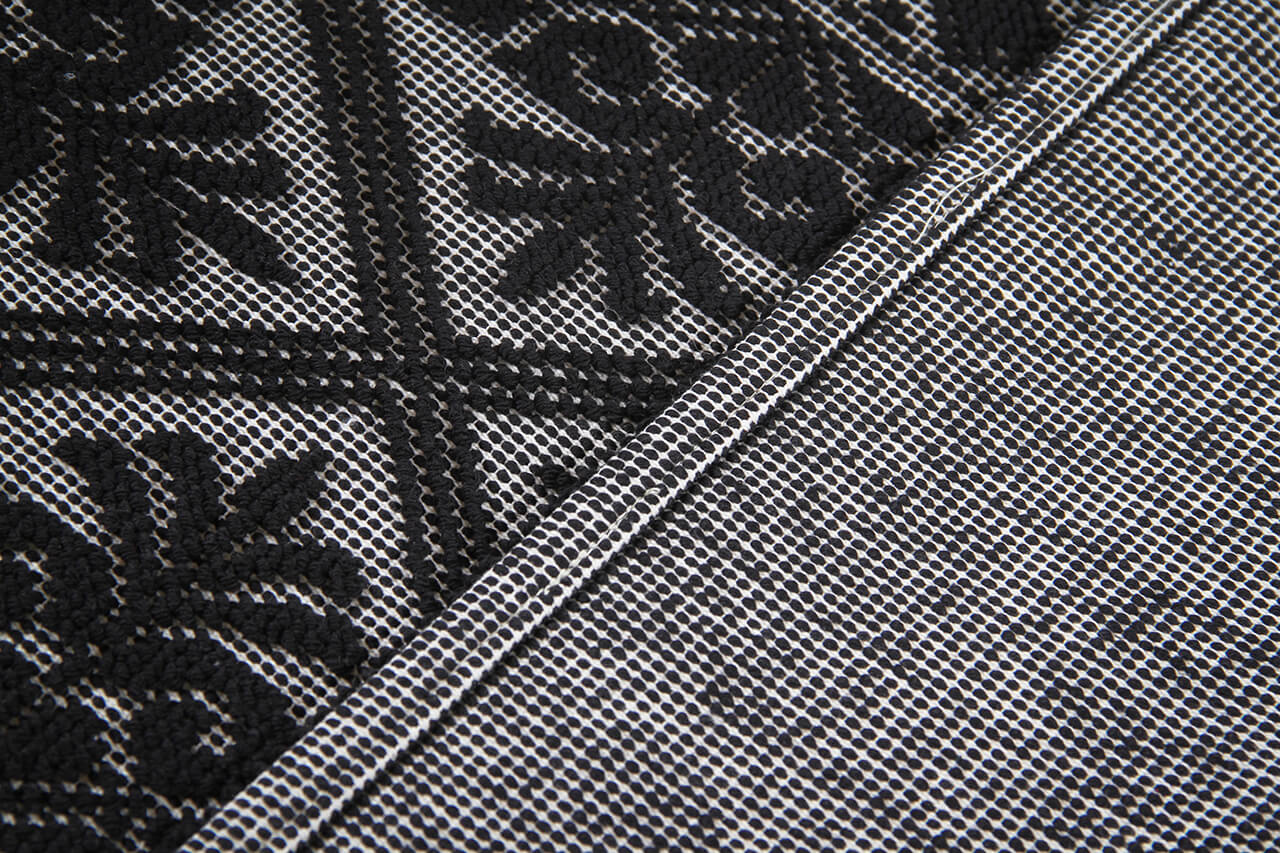 Tappeto Nero in Cotone Lavabile in Lavatrice - Alghero - Made in Italy | Ideale per Cucina e Bagno - Image 7